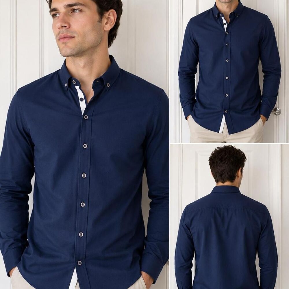 Unbranded Women's Navy and Blue Shirt